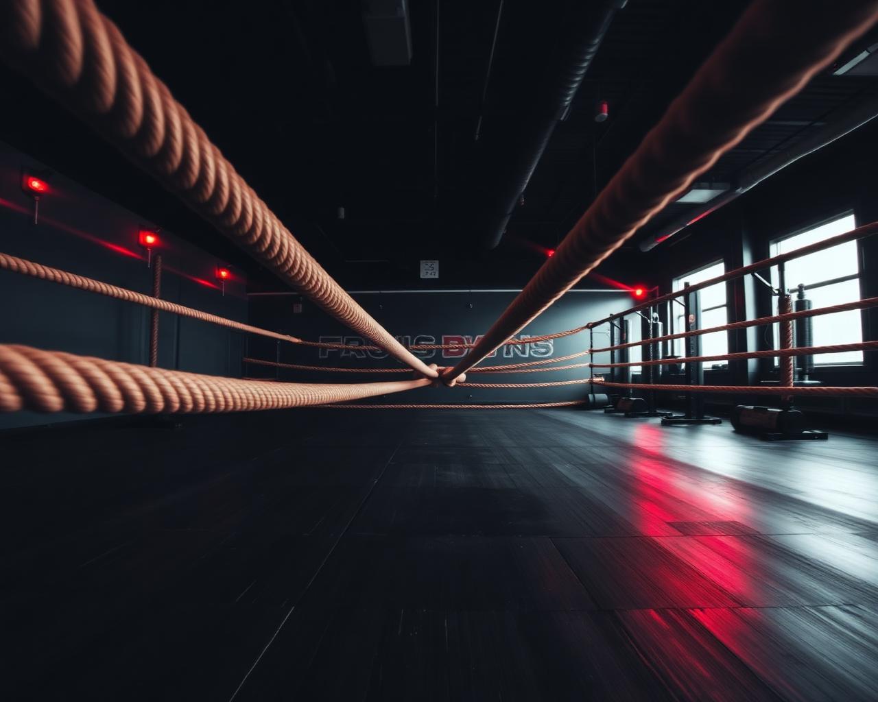 Battle ropes session